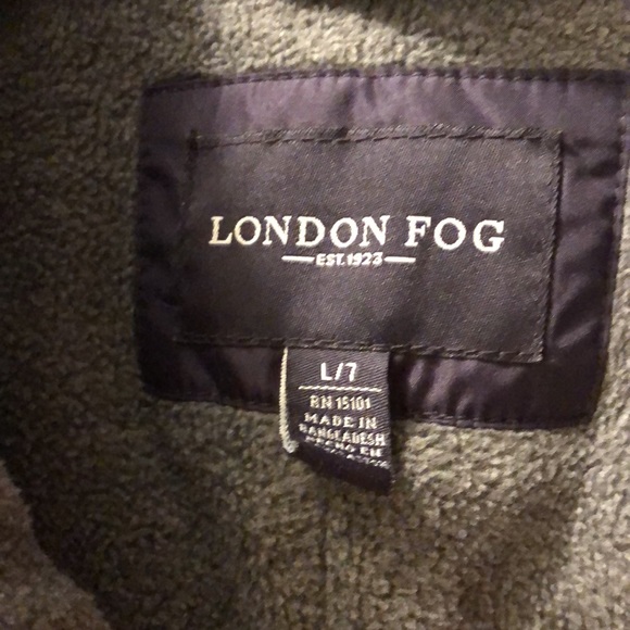 Boys L/7 London Fog Winter coat - Picture 4 of 8